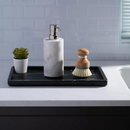 Black Marble Vanity Organizer