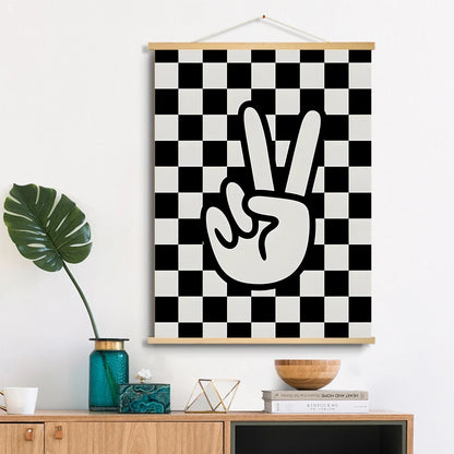 Boho Room Scrolls Canvas Painting Posters