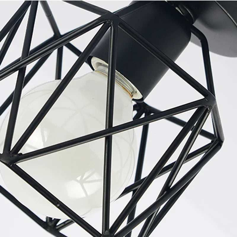 Black Industrial Light Fixture  Ceiling Light