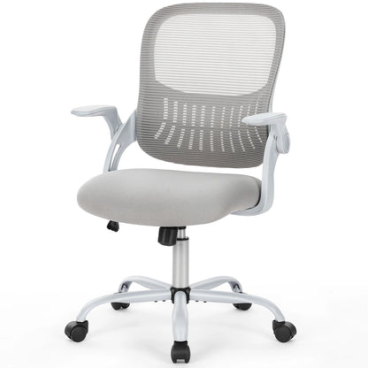 Ergonomic Mesh Backrest Office Desk Chair Adjustable Height Computer  Chairs With Wheels For Home