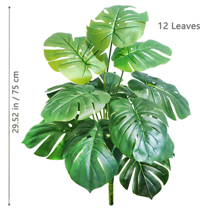 Artificial Pothos Alocasia Leaf Fake Plant