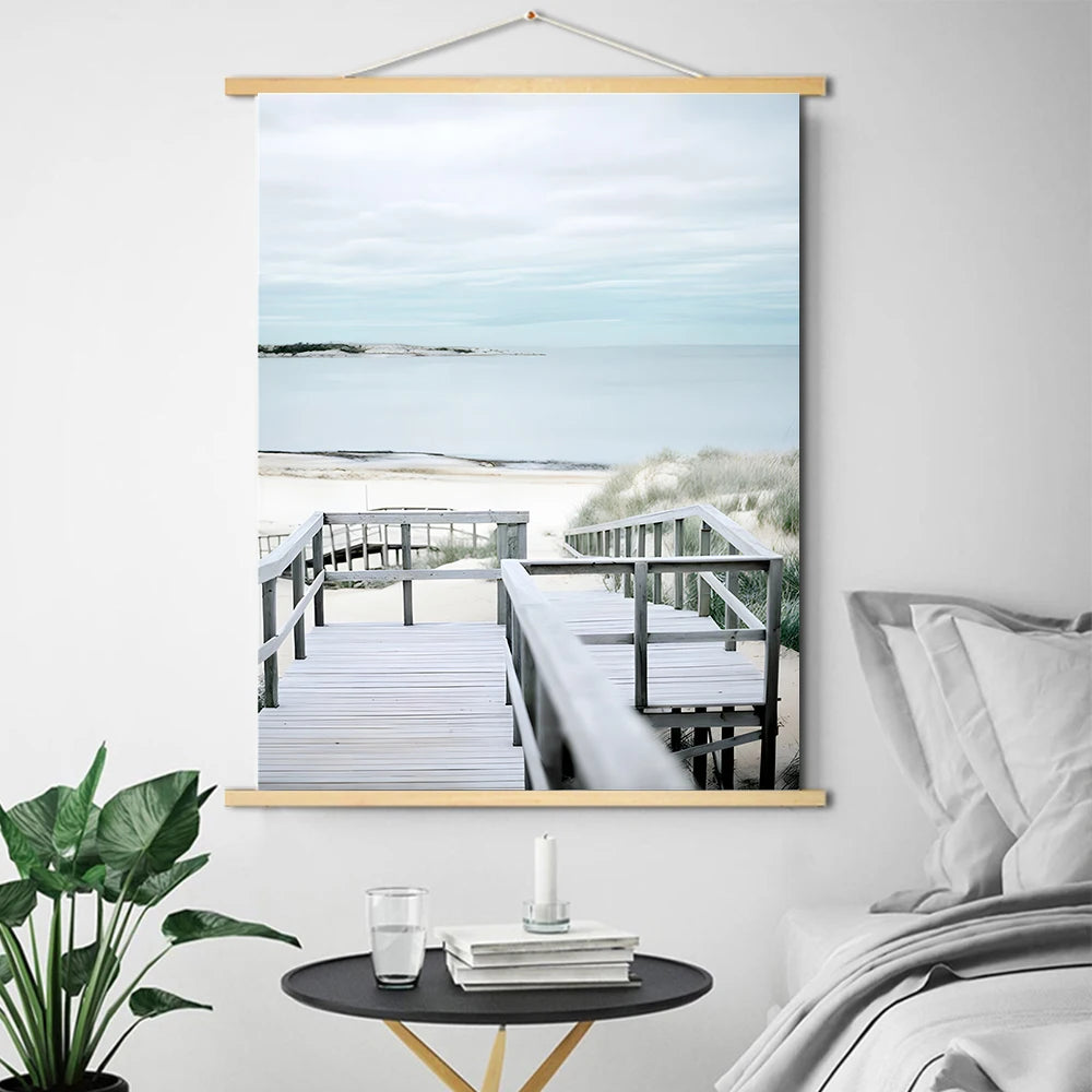 Wall Art Canvas Painting Beach Scenes