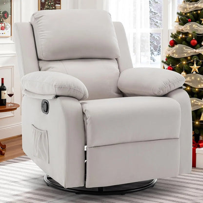 Small Rocking Recliner Chair for Small Spaces, Upholstered, Customized