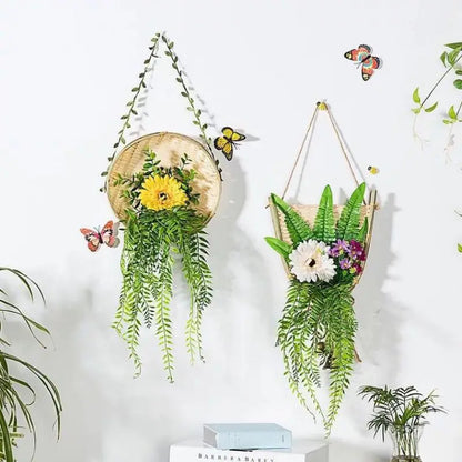 Bamboo Basket Woven Kitchen Storage Tray