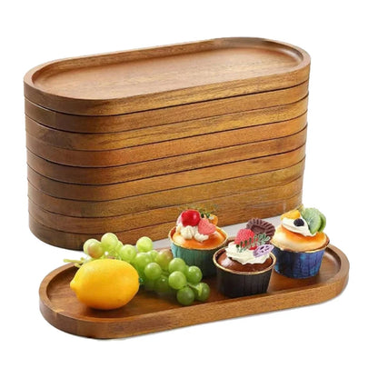 Tableware Solid Wood Food Trays