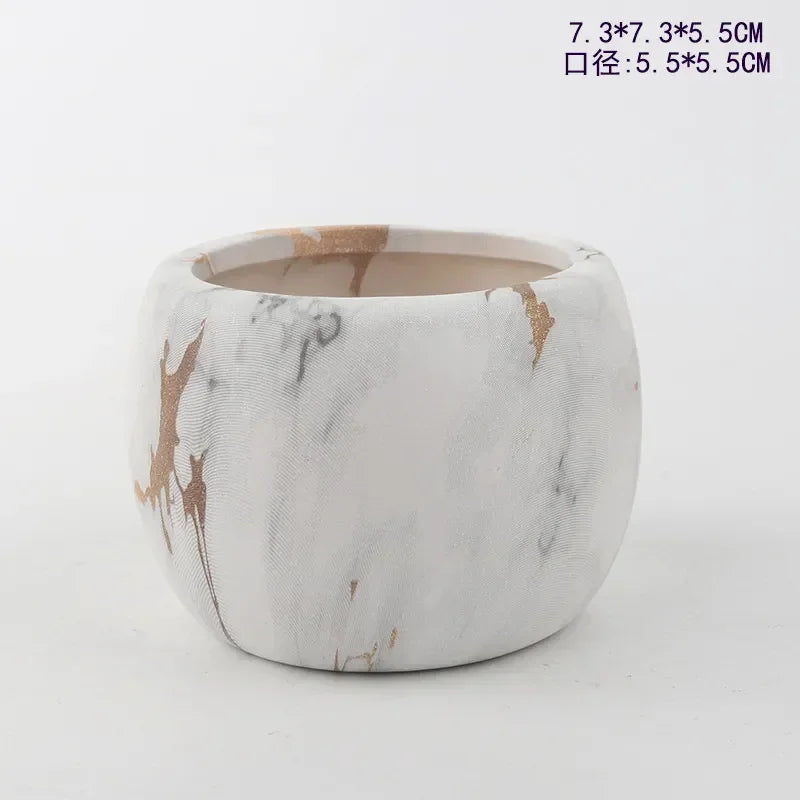 Nordic Ceramic Succulent Flower Pots