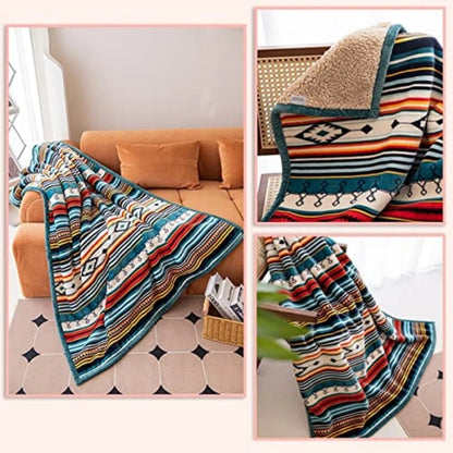 Boho Sherpa Throw