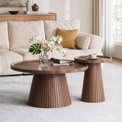 Modern Nesting Coffee Table Set of 2