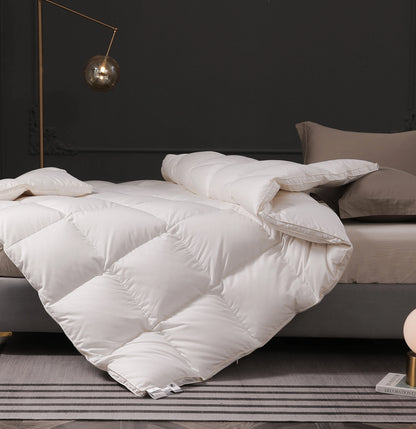 Hotel Quality95% White Goose Down Duvet Fluffy Lightweight