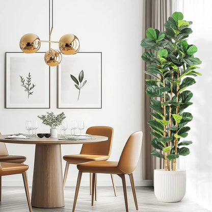 5/6/7 FT Artificial Fiddle Leaf Fig Tree with Pot