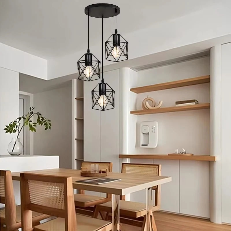 Black Industrial Light Fixture  Ceiling Light