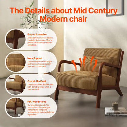 Mid Century Modern Accent Chair