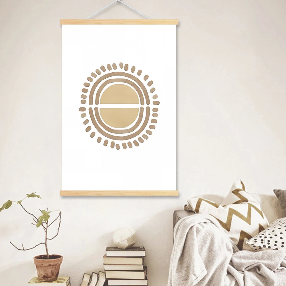 Boho Animals Wall Art Canvas Painting Kids  Decor