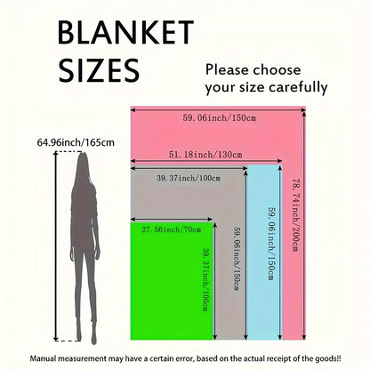 Ultra-Soft Throw Blanket with Christmas Design