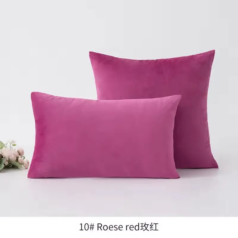 Luxury Velvet Square Pillow Covers