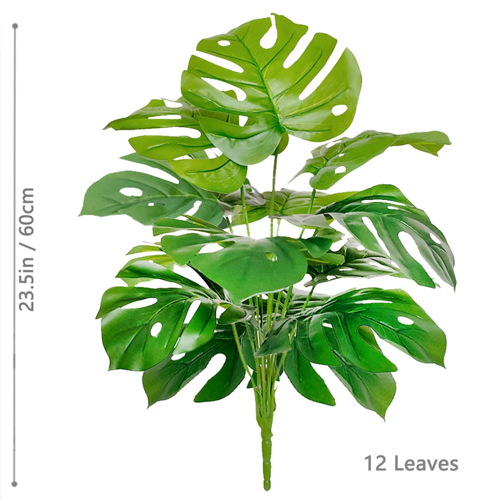 Artificial Pothos Alocasia Leaf Fake Plant