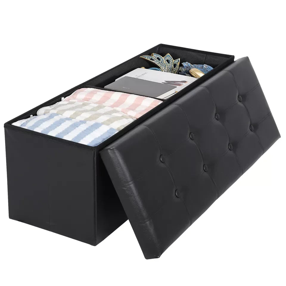Storage Ottoman Bench Foot Rest Stool