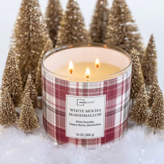 White Mocha Marshmallow 3-Wick Candle