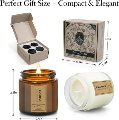 4 Pack Soy Aromatherapy Candles