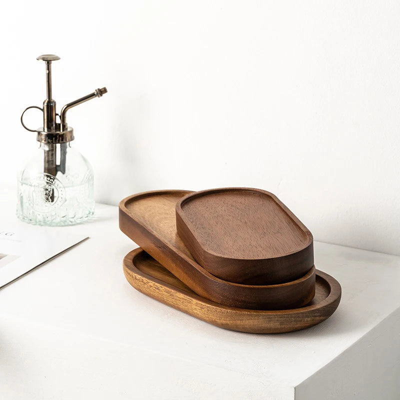 Tableware Solid Wood Food Trays