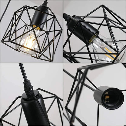 Black Industrial Light Fixture  Ceiling Light