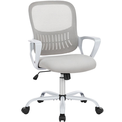 Ergonomic Mesh Backrest Office Desk Chair Adjustable Height Computer  Chairs With Wheels For Home