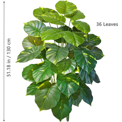 Artificial Pothos Alocasia Leaf Fake Plant