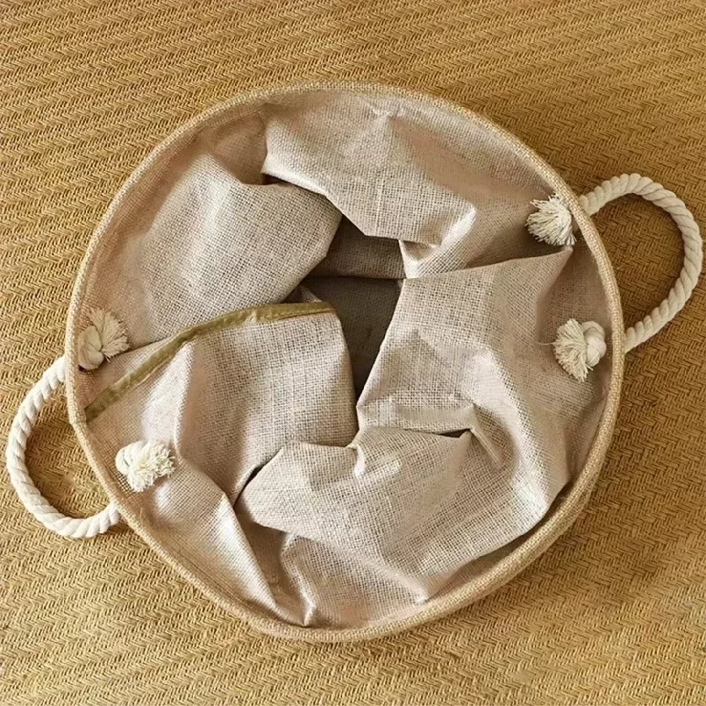 Foldable Laundry Basket with Handles