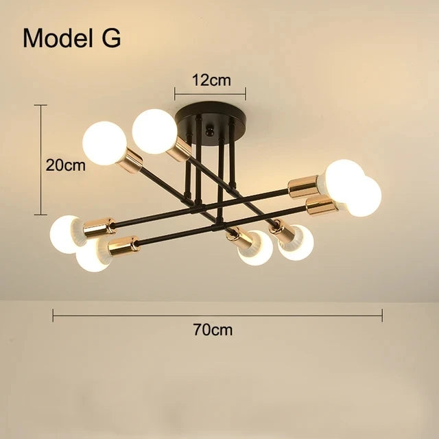 Nordic Minimalist Pendant Light Ceiling Lamp LED Chandelier