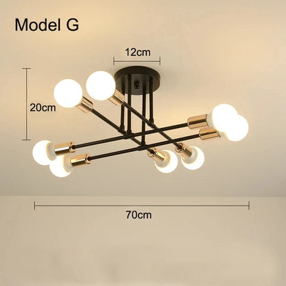 Nordic Minimalist Pendant Light Ceiling Lamp LED Chandelier