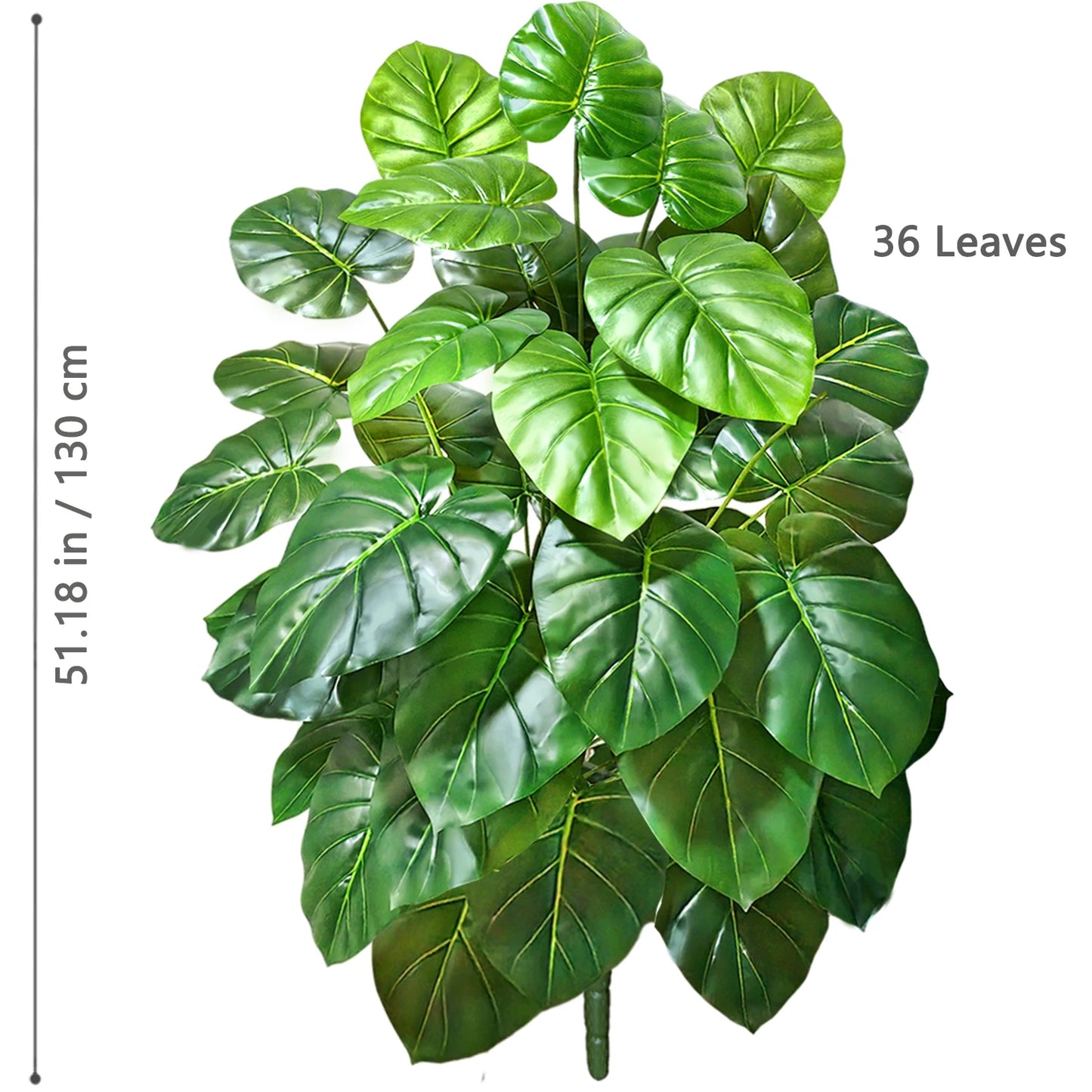 Artificial Pothos Alocasia Leaf Fake Plant