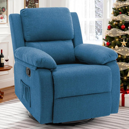 Small Rocking Recliner Chair for Small Spaces, Upholstered, Customized