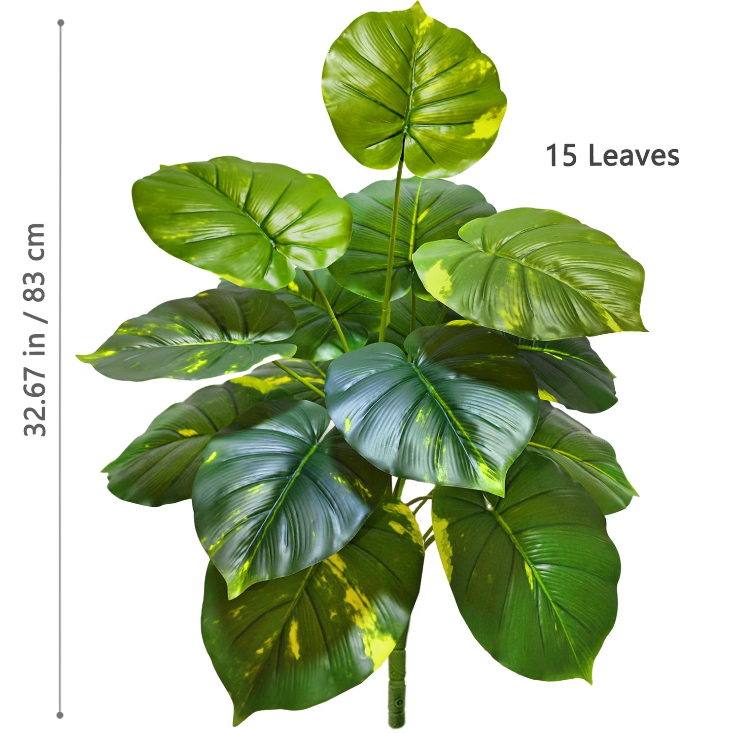 Artificial Pothos Alocasia Leaf Fake Plant