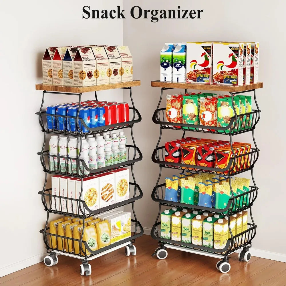Fruit Basket Kitchen Organizer