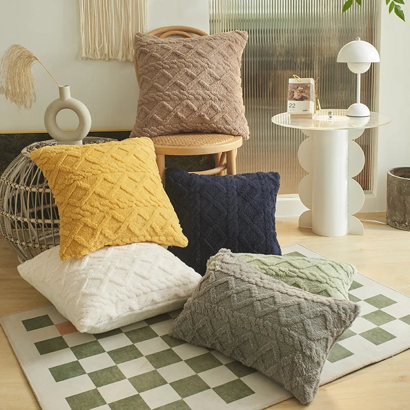Vintage Knitted Cushion Cover
