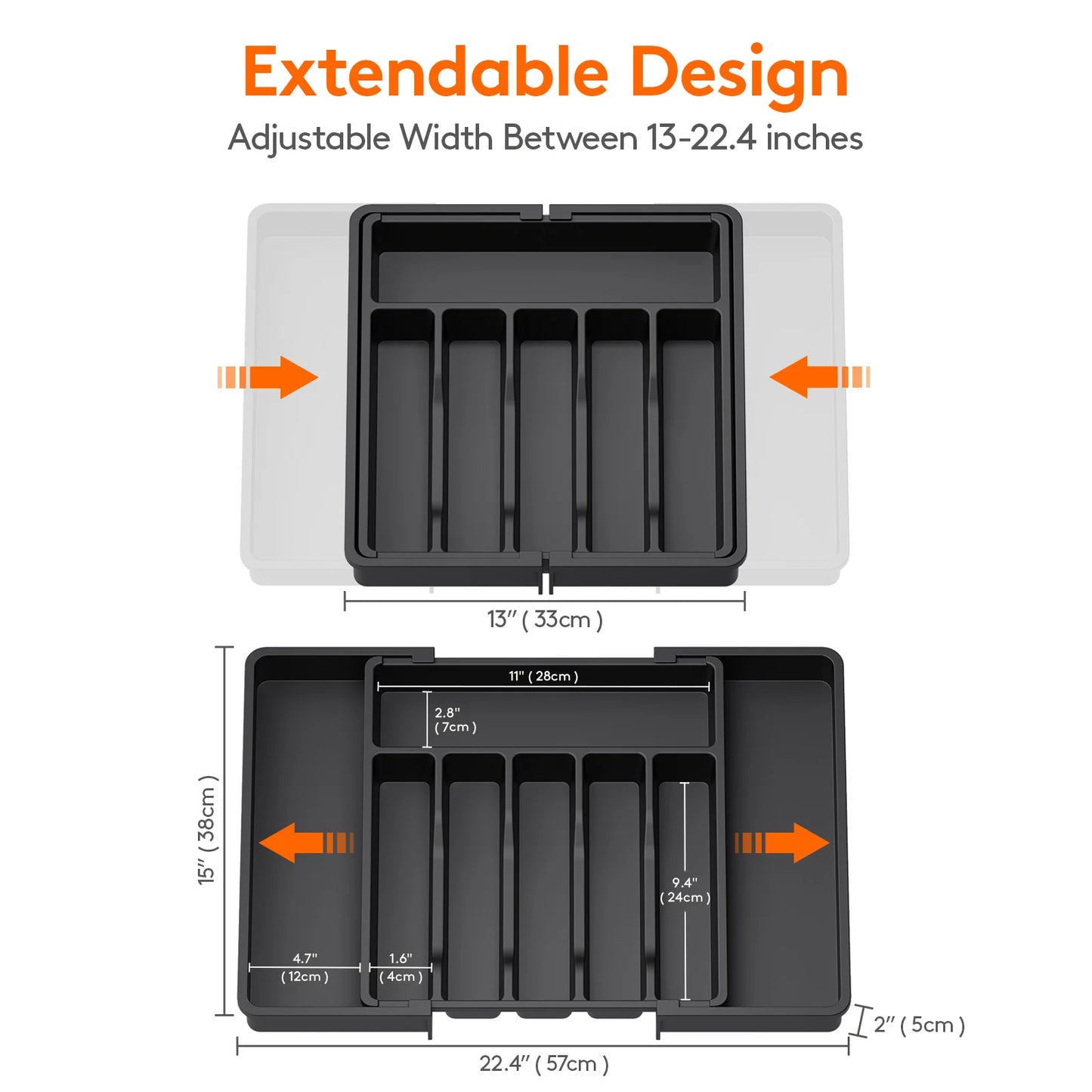 Expandable Silverware Organizer