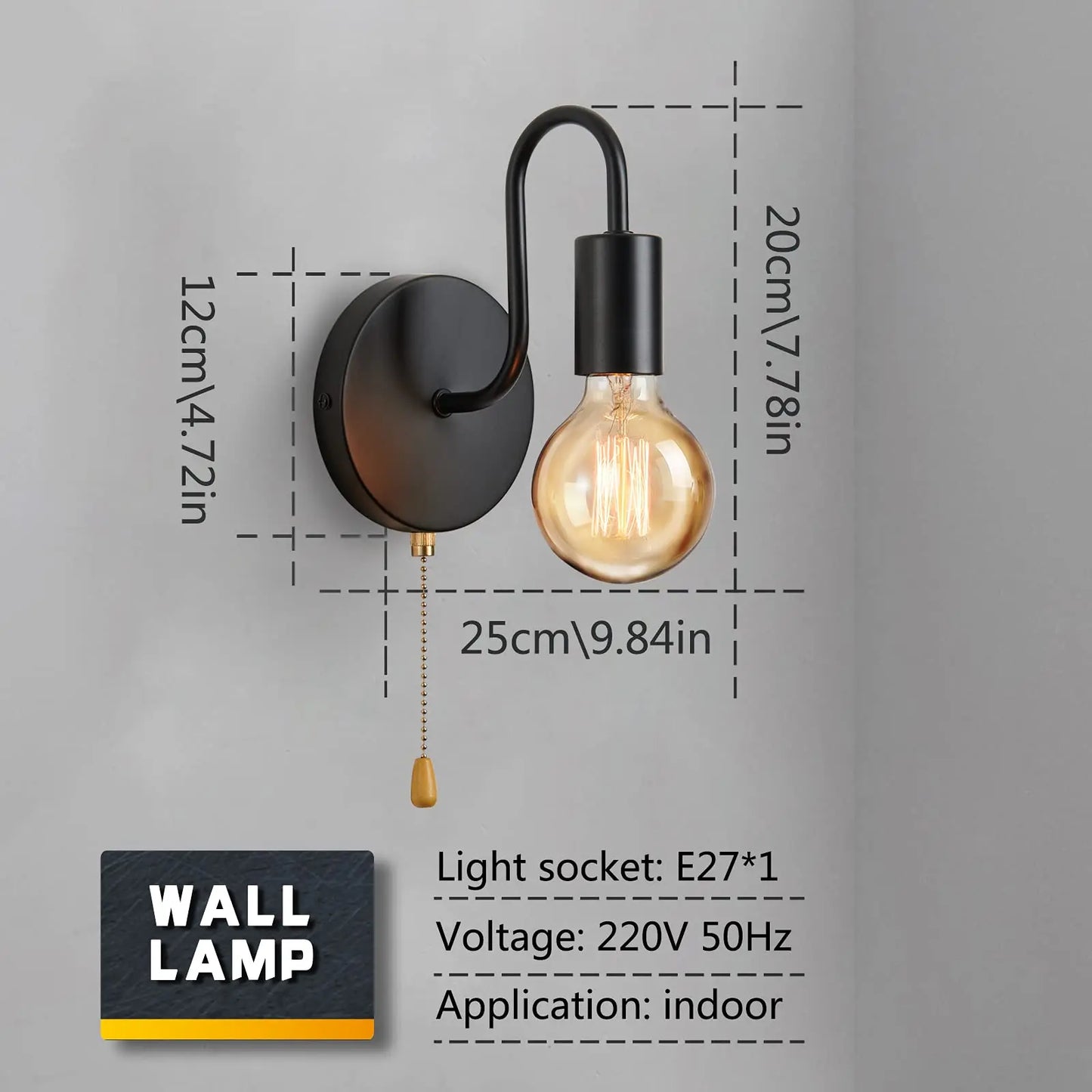 Industrial Wall Lamp