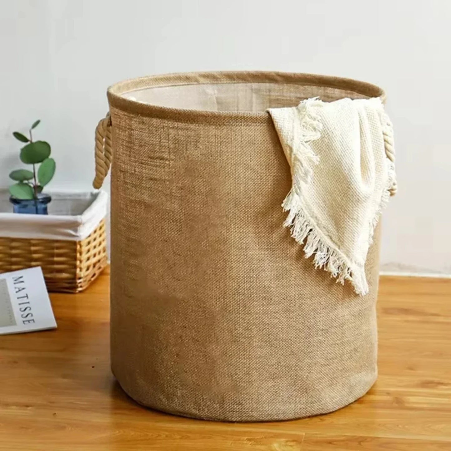 Foldable Laundry Basket with Handles