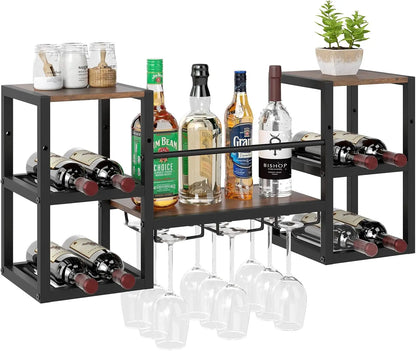 Wine Storage  3 Tier Open Display Shelves
