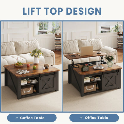 Wood Lift Top Coffee Tables
