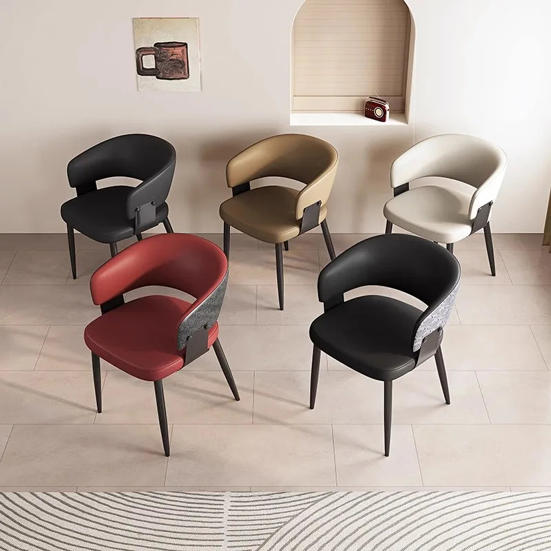 Arm Simple Italian Ergonomic Dining Chair