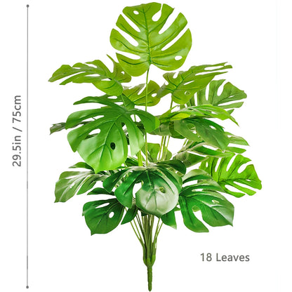 Artificial Pothos Alocasia Leaf Fake Plant