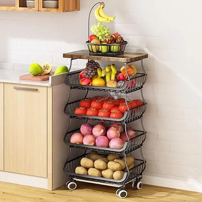 Fruit Basket Kitchen Organizer