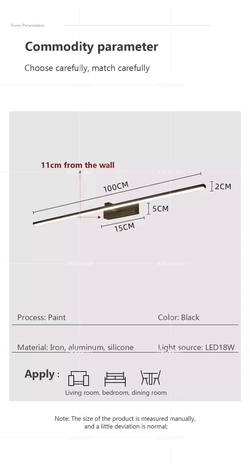 Modern Mirror Decor Lighting