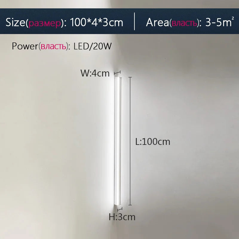 wall lamps waterproof outdoor light led strip light home decor