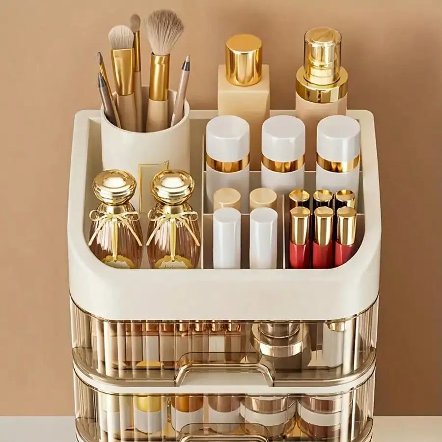 3 Tier Cosmetic Organizer With Drawers