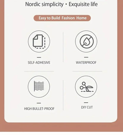 3D Grille Wallboard Self-adhesive