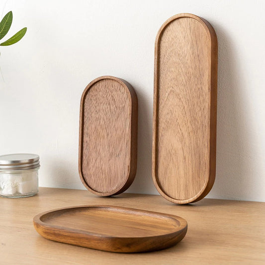 Tableware Solid Wood Food Trays