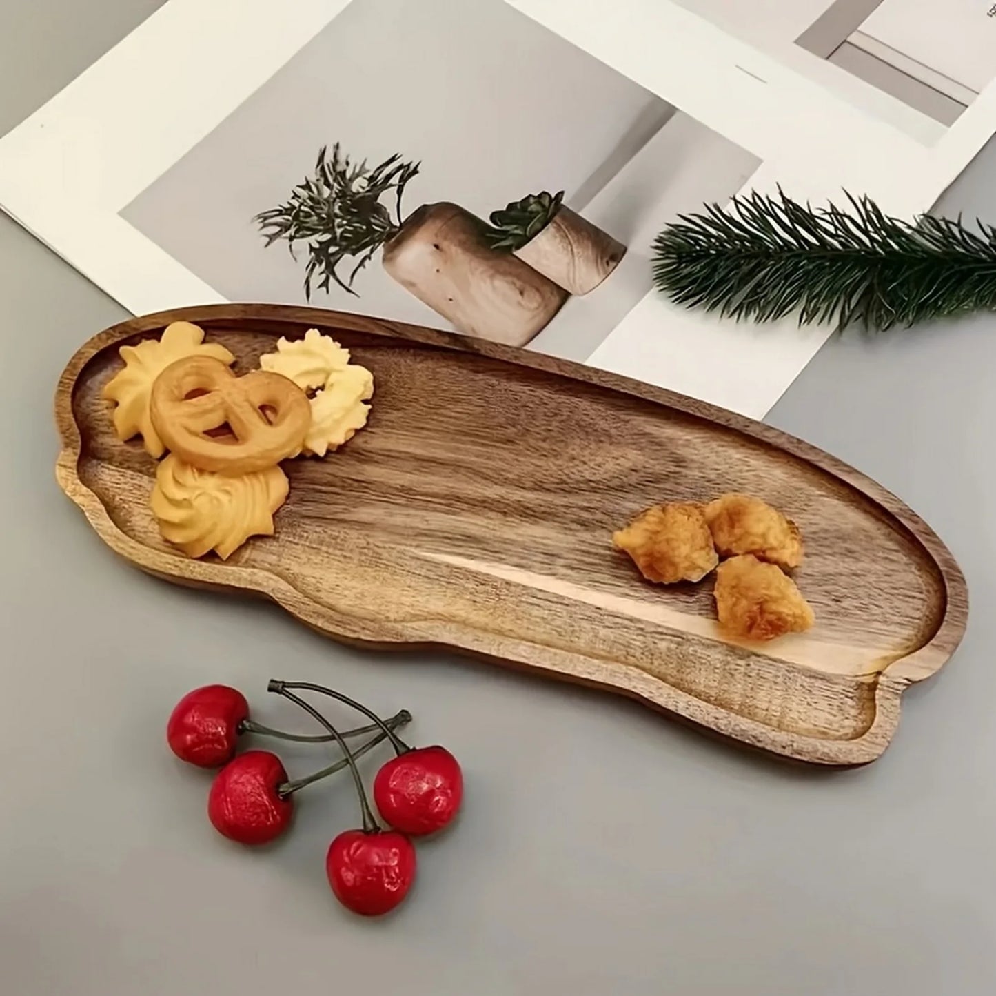Japanese Style Acacia Wood  Bread Board
