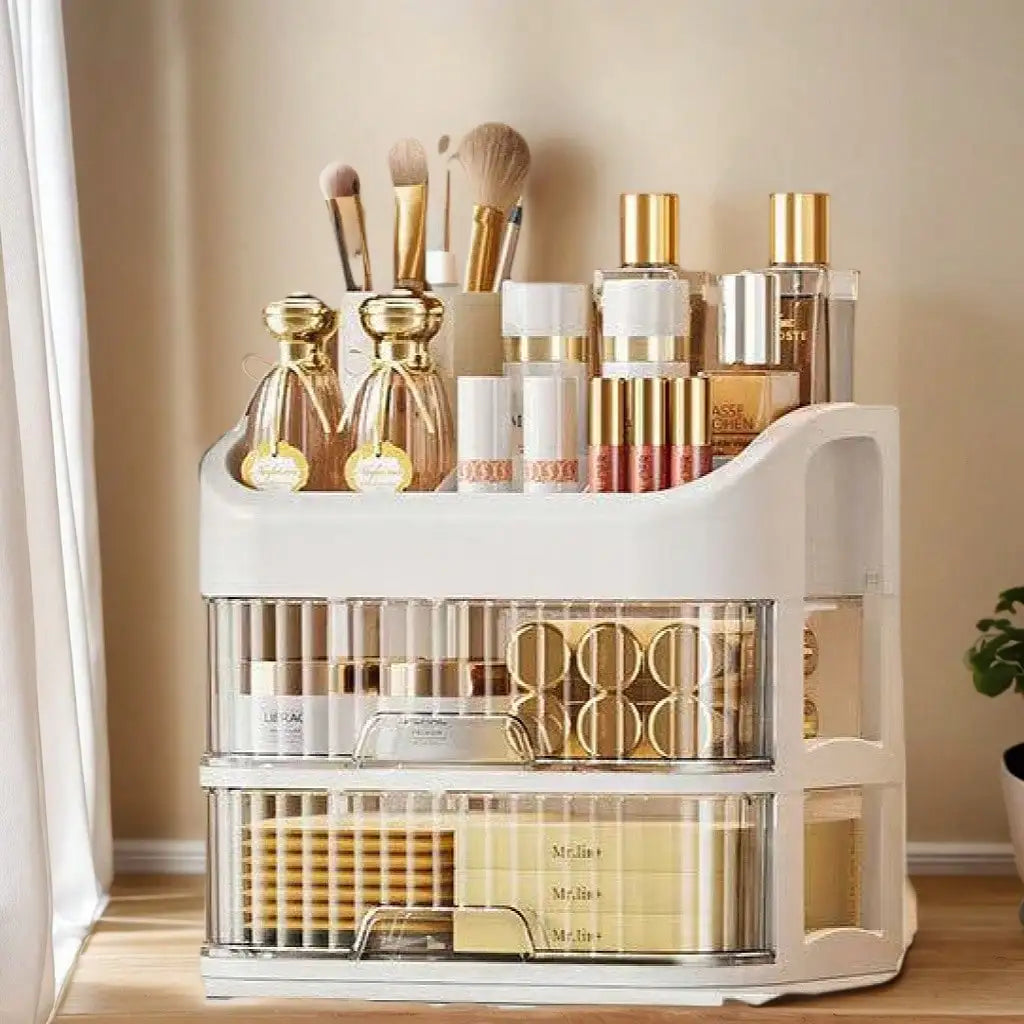 3 Tier Cosmetic Organizer With Drawers